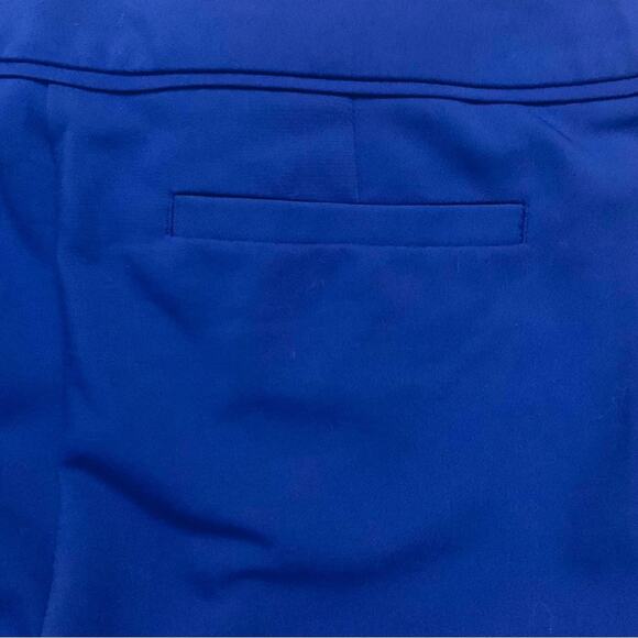 Modern Fit Torie Capri Pants Size 4 Cobalt Blue Career Office Casual Dressy Crop - Picture 7 of 9